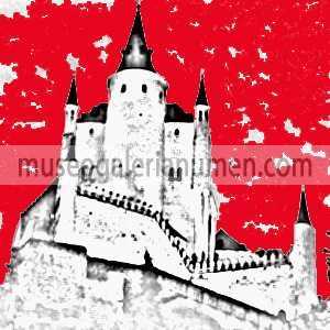 ALCAZAR RED WHITE & BLACK II