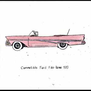 CONVERTIBLE FORD FAIR LANIE 500 